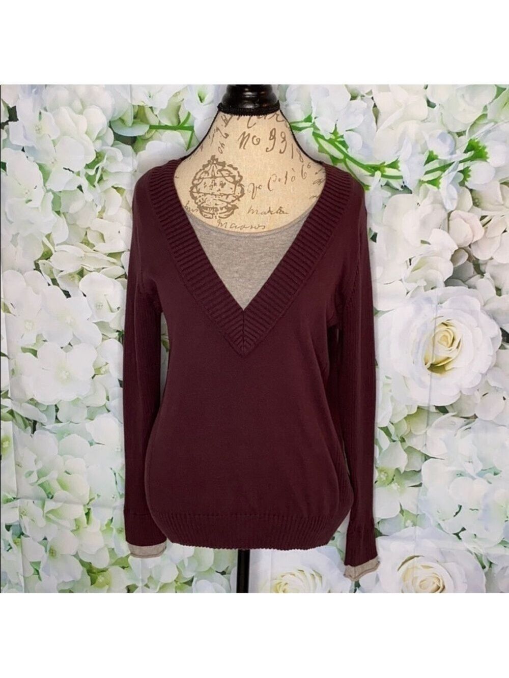 STAMP10 Sweater With Neck Insert XL